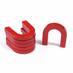 U40*36*8*6 Red education alnico horseshoe magnet