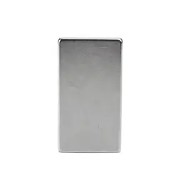Custom Special Super Strong Rare Earth Magnetic Materials Manufacturer N52 Big Block 50x25x10 Nickel Plated Neodymium Magnets