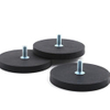 Magnet Assembly NdFeB Male Thread Neodymium Mounting Magnet Rubber Coated Round Base Magnet with External Thread