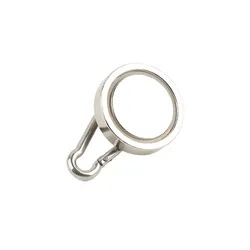 Ndfeb Magnetic Pot Magnet Clamping snap magnet with carabiner