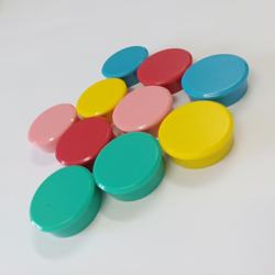 Colorful Decorative Custom Magnetic Plastic Cover Magnet Button Waterproof Magnetic Buttons for Whiteboard