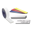 Custom Label Magnets Dry Erase White or Colored Magnetic Strip - Write-On-Wipe-Off Magnetic Warehouse Labels Stripsoated Neodymium Pot Magnet for Taxi SignMagnetic Curtain Tape
