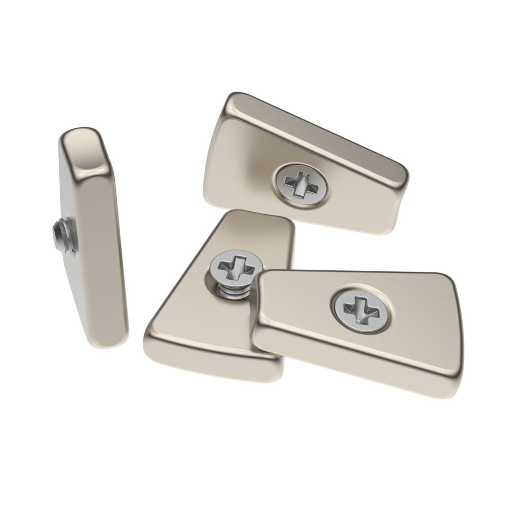 Custom Sintered Arc Tile Fan Curved Nickel Strong Motor Neodymium Magnet N52 Magnets for Electric Motors