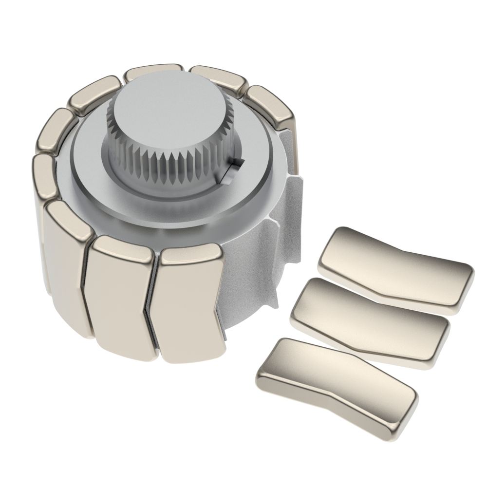 Strong N42sh Arc Tile Segment Curved N52 Neodymium Permanent Electric Motor Generator Magnets Magnet for Wind Turbine