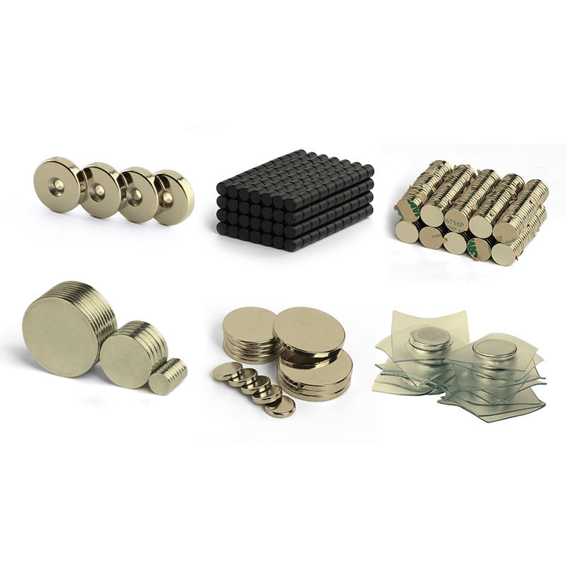 N45 N35 N30 N38 N40 N42 N52 Super Strongc Large Size Neodymium Gold Coating Ring Round Magnets Magnet