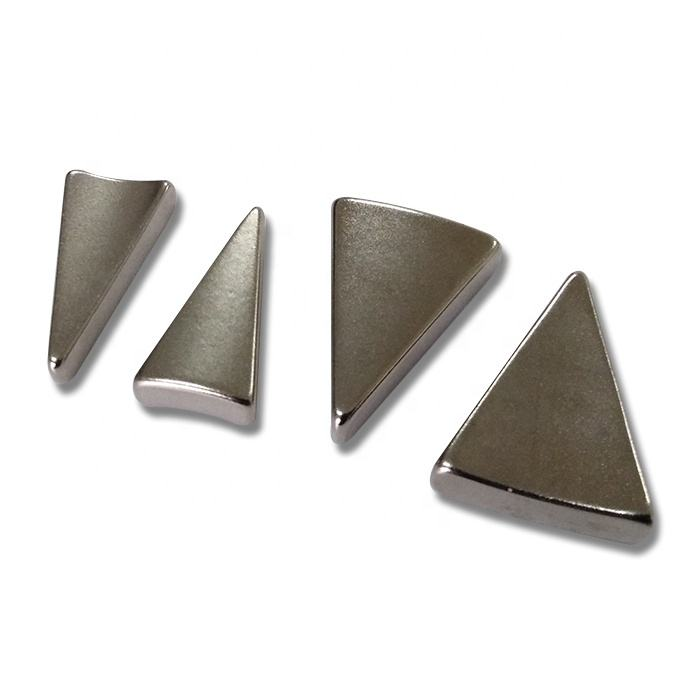 N35 N38 N40 N42 N45 Customizable Permanent Neodymium DC Motor Magnet N52 NdFeB Triangle Magnet 