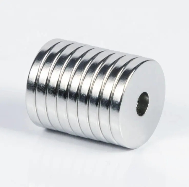 Motor large n52 customizes rare earth materials super Strong custom Neodymium Round countersunk Magnet