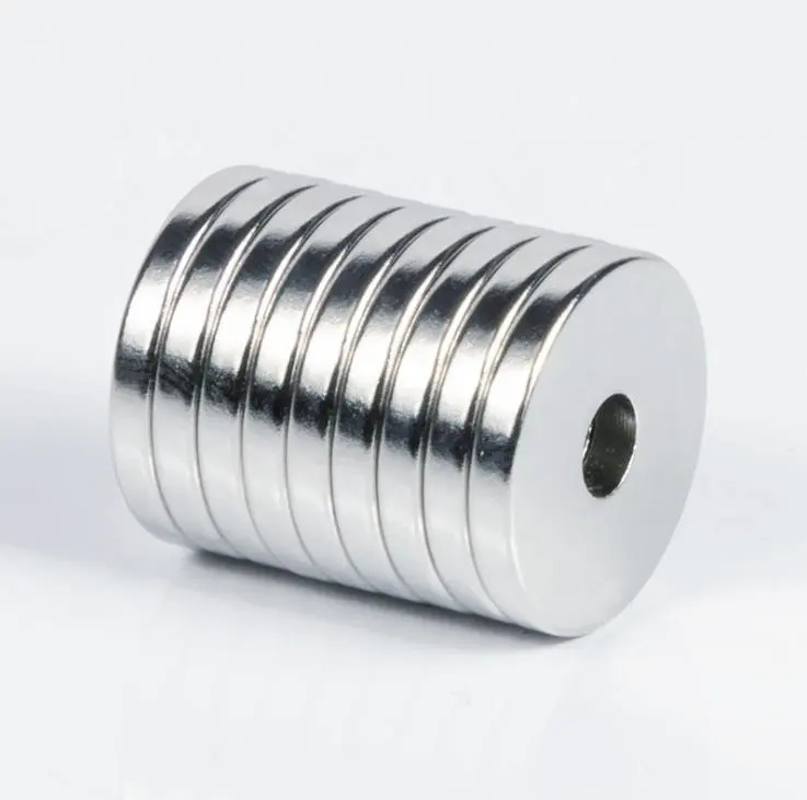 Motor large n52 customizes rare earth materials super Strong custom Neodymium Round countersunk Magnet