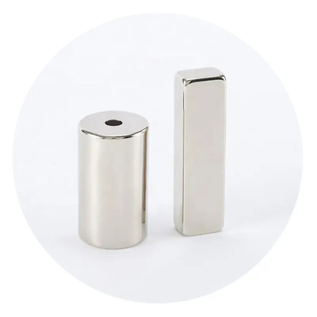 Factory high Sell Neodymium customizes rare materials mate super Strong Straight round hole custom Neodymium magnet