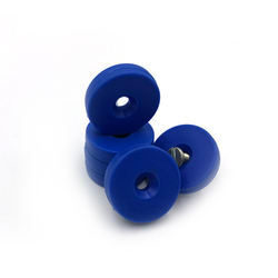 Custom Waterproof Rubber Coated Magnet N52 Neodymium Magnet For Office Whiteboards Planning Charts Noticeboards Fridges