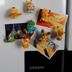 Factory Price Cute Pikachu Cartoon Yellow Resin Refrigerator Magnet Wholesale