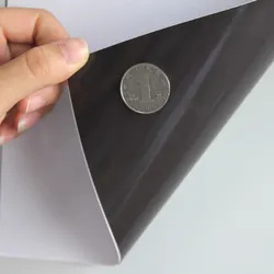 1mm thick Flexible Adhesive Rubber Magnet pvc board strong magnetic sheet magnetic rubber sheet