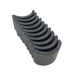 Customized Strong Ceramic Ferrite Ring Magnet Y30 Grade Arc Ferrite Magnets For Motors