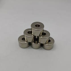 Permanent Ring Magnet Round Shape Neodymium Magnet Plated Nickel Ndfeb Magnetic Materials