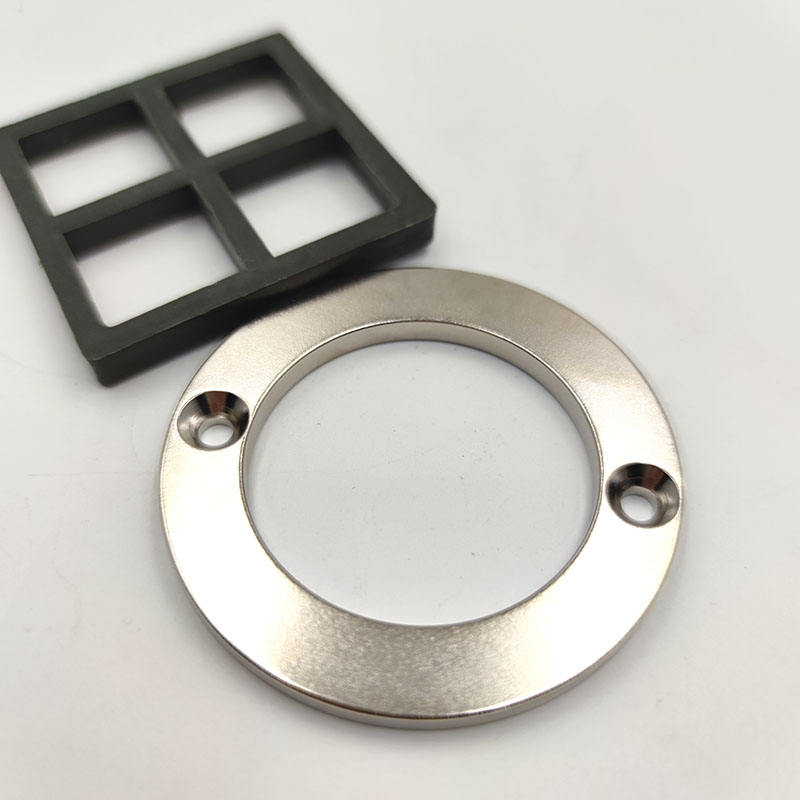 N52 Large Radial Ring Neodymium for Motor Generator with Countersunk Hole Magnet
