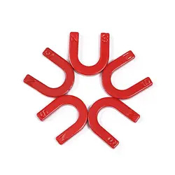 U40*36*8*6 Red education alnico horseshoe magnet