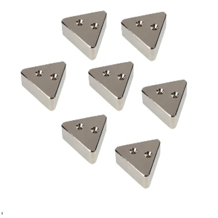 Factory custom shaped triangle n52 rare earth materials ndfeb super Strong custom Neodymium Magnet