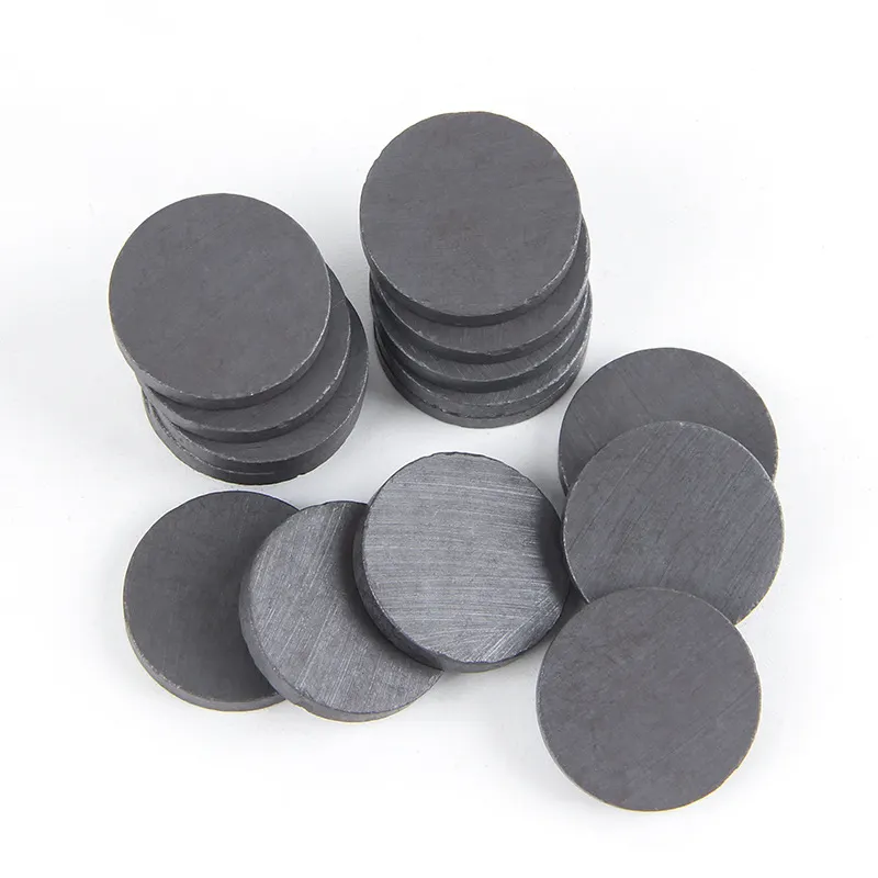 Manufacturer Y30 Y30bh Small Circular Sintered Ferrite Disc Magnet Round Ferrite Magnets for Hall Sensor