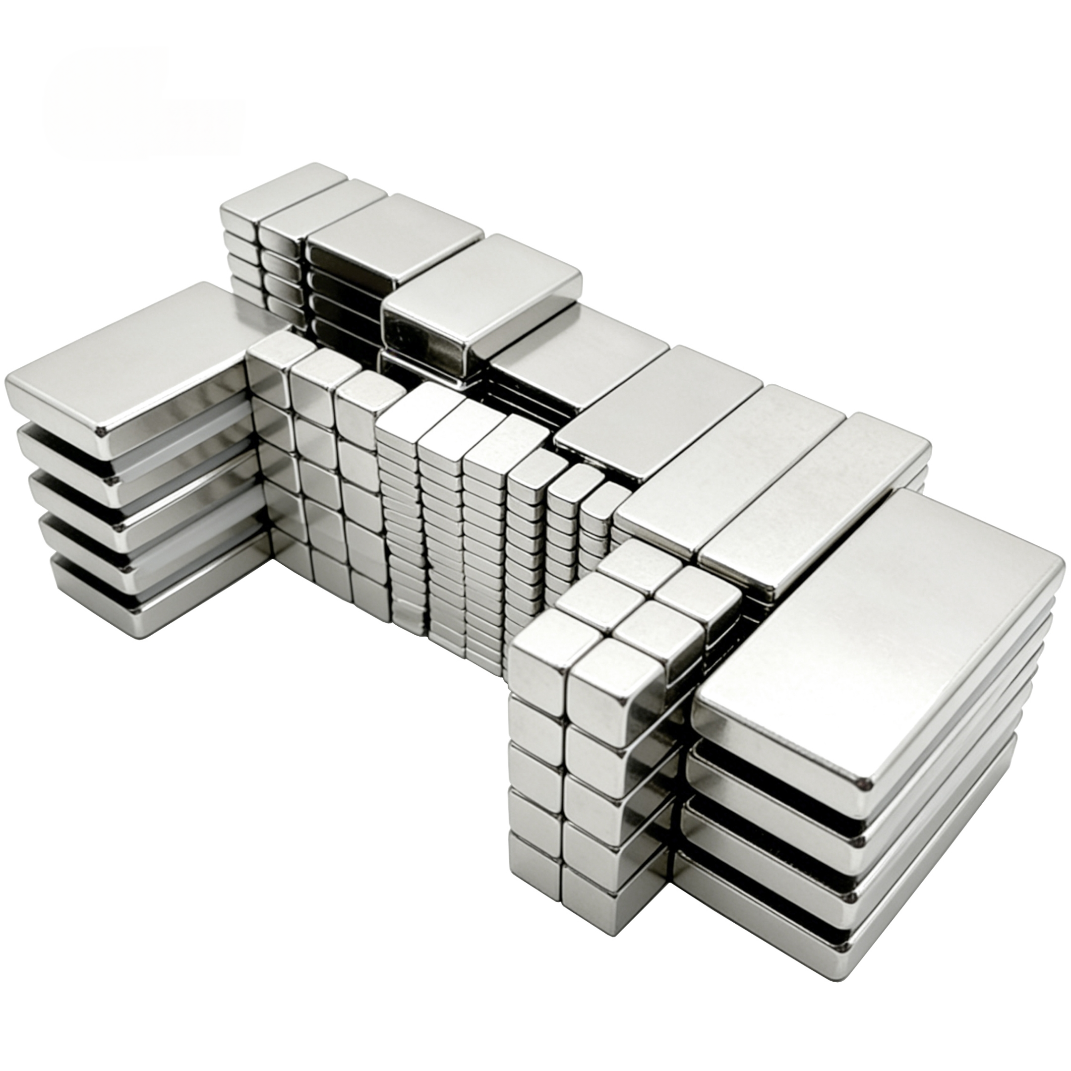 N52 N38 Rare Earth Block Permanent Rectangular NdFeB Magnet for Industrial Automation