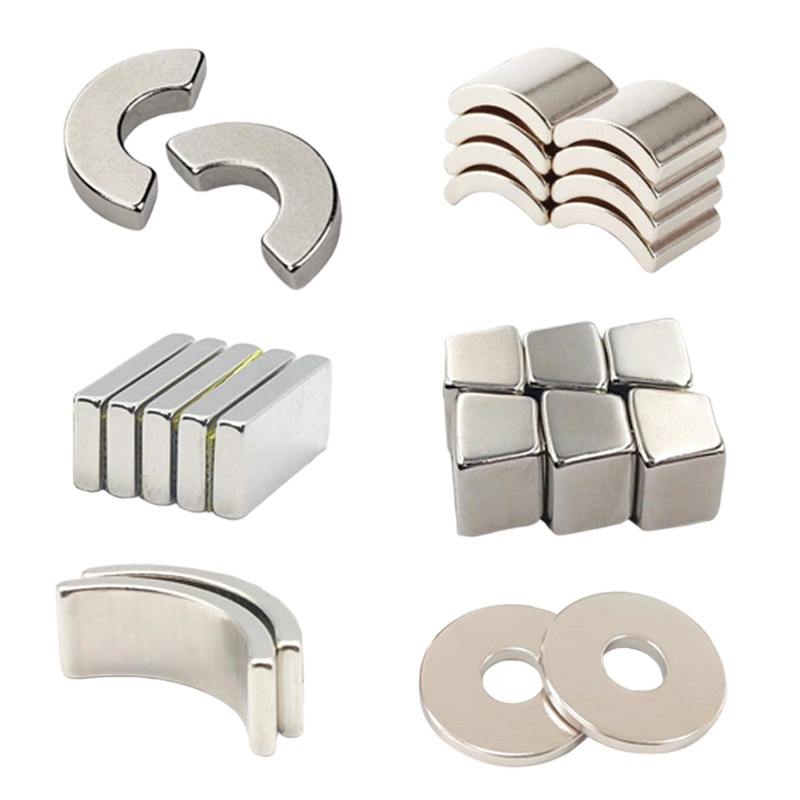 N35m N38m N38h N42h N40h Neodymium Arc Segment Magnet BLDC Electric Motor