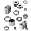 Custom N35 N38 N42 N52 Ring Axial Radial magnetization Strong Round with Hole Rare Earth Permanent NdFeB Magnet Magnets 