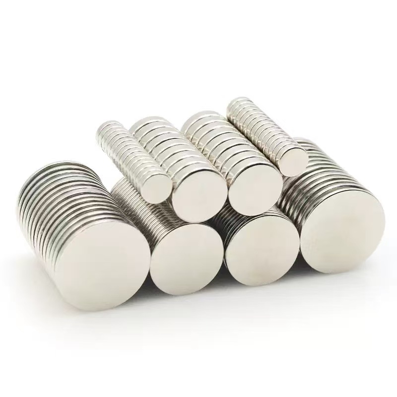 Custom N28 N52 N38 N30 N35 N40 N42 Round Disc Cylinder Neodymium NdFeB Strong Rare Earth Permanent Magnet Magnets