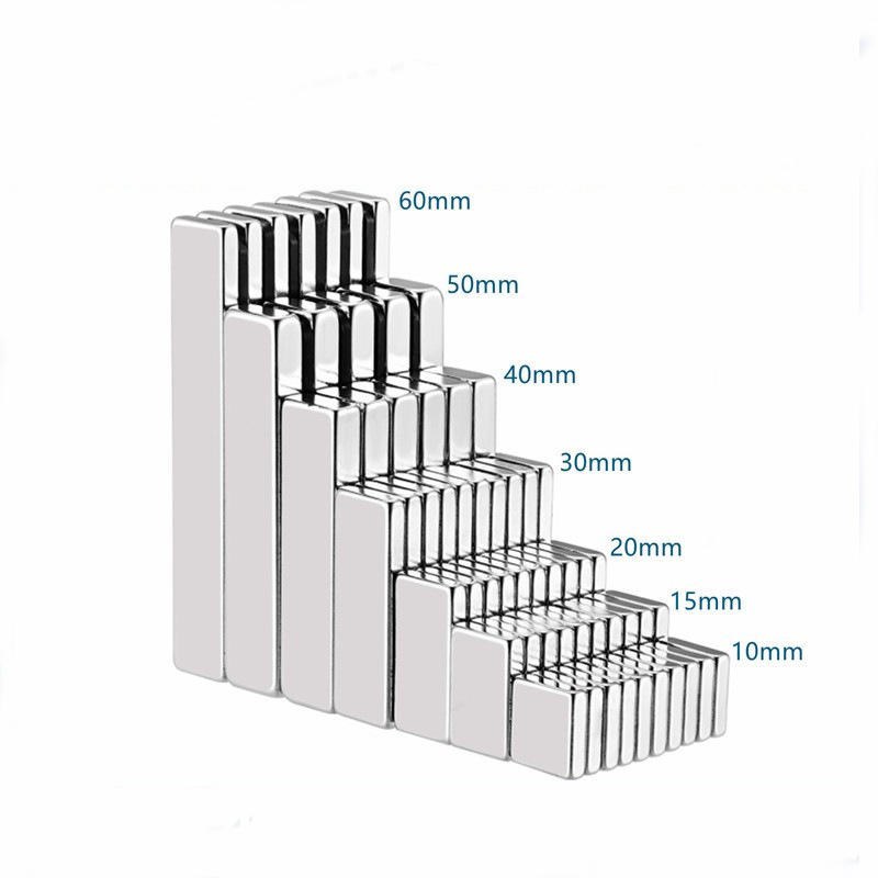Custom N52 N38 N30 N35 N40 N42 Block Strip Bar Rectangle Rectangular Neodymium NdFeB Strong Rare Earth Permanent Magnet Magnets