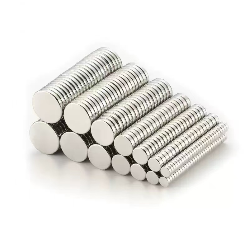 Custom N28 N52 N38 N30 N35 N40 N42 Round Disc Cylinder Neodymium NdFeB Strong Rare Earth Permanent Magnet Magnets