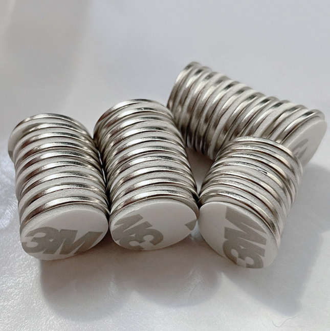 Custom Permanent Neodymium Round Rectangle Magnets Magnet with 3m Adhesive Strong N35-N52 Grade