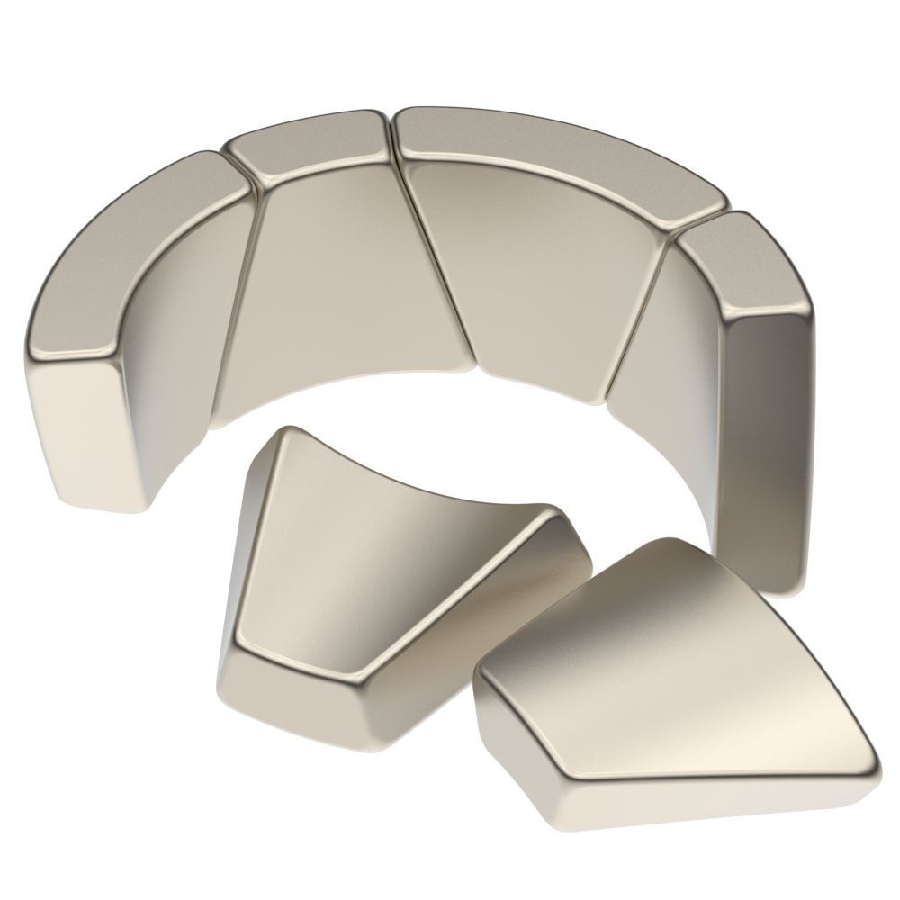 N35 N30 N38 N42 N52 NdFeB Neodymium Permanent Magnet for BLDC Arc Motor Applications