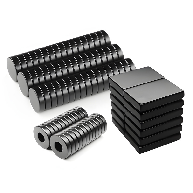  black epoxy magnets