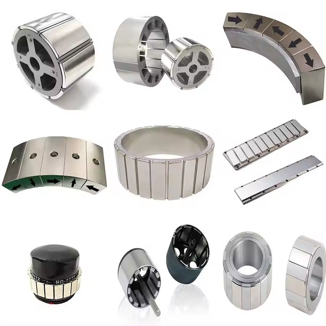 N35 N52h N48 N50 N52 Neodymium Arc Segment NdFeB Permanent Motor Rotor Magnet