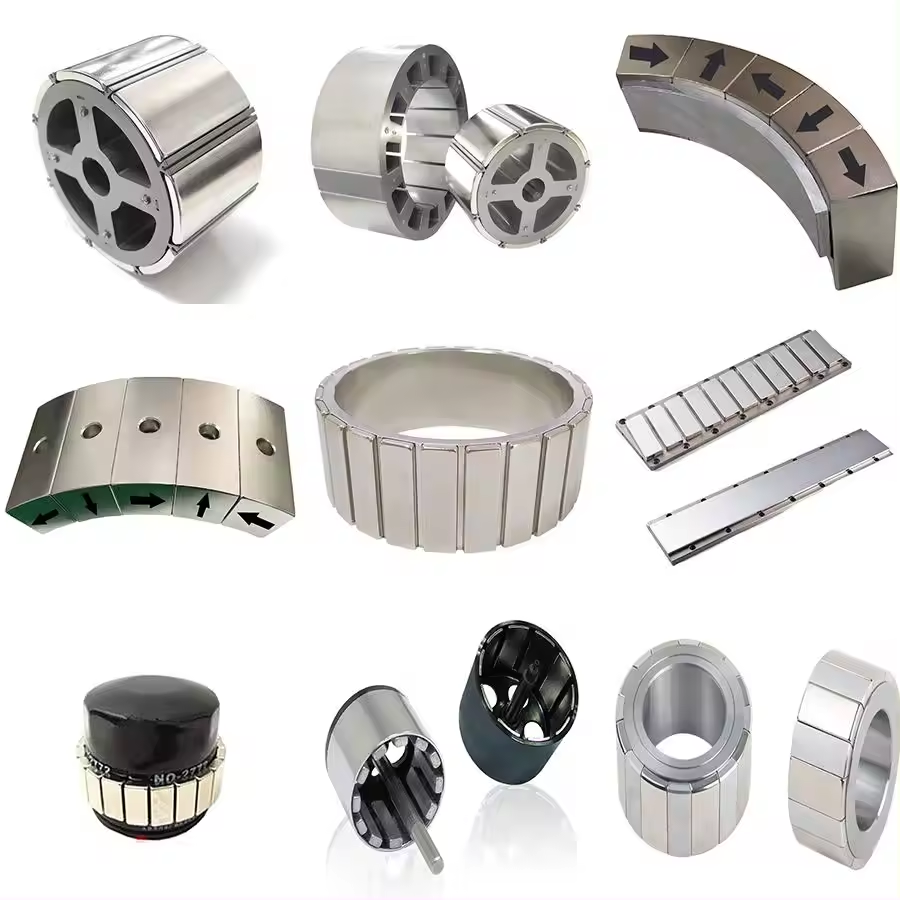 N35 N52h N48 N50 N52 Neodymium Arc Segment NdFeB Permanent Motor Rotor Magnet