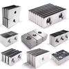 N35-N52 Strong Countersunk Hole Rectangle Neodymium Magnets Permanent Block Magnets With Screw Hole For Industrial Mounting 