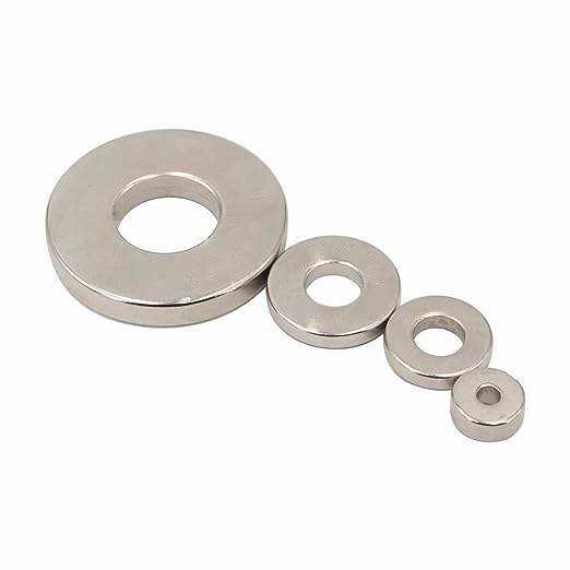 Custom N35 N38 N42 N52 Ring Axial Radial magnetization Strong Round with Hole Rare Earth Permanent NdFeB Magnet Magnets 