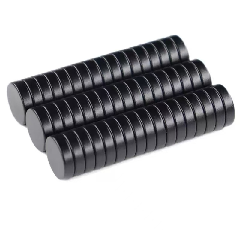 N52 N35 N38 N28 N40 N42 Strong Permanent Rare Earth Black Epoxy Round Dics Neodymium Magnet NdFeB Magnet 