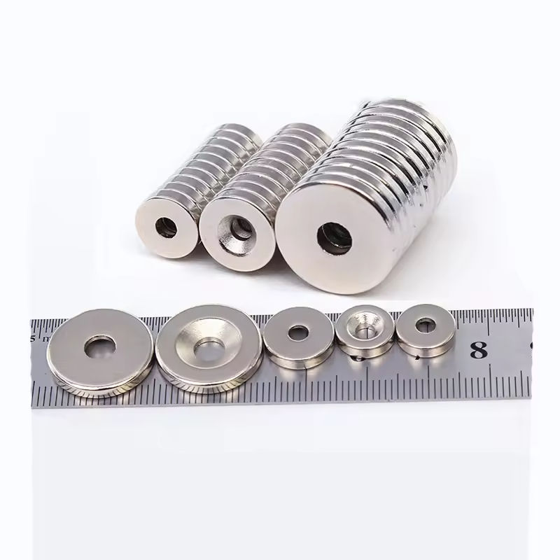 M3 M4 M5 Neodymium Permanent Magnets Magnet with Countersunk Hole for Cabinet Door