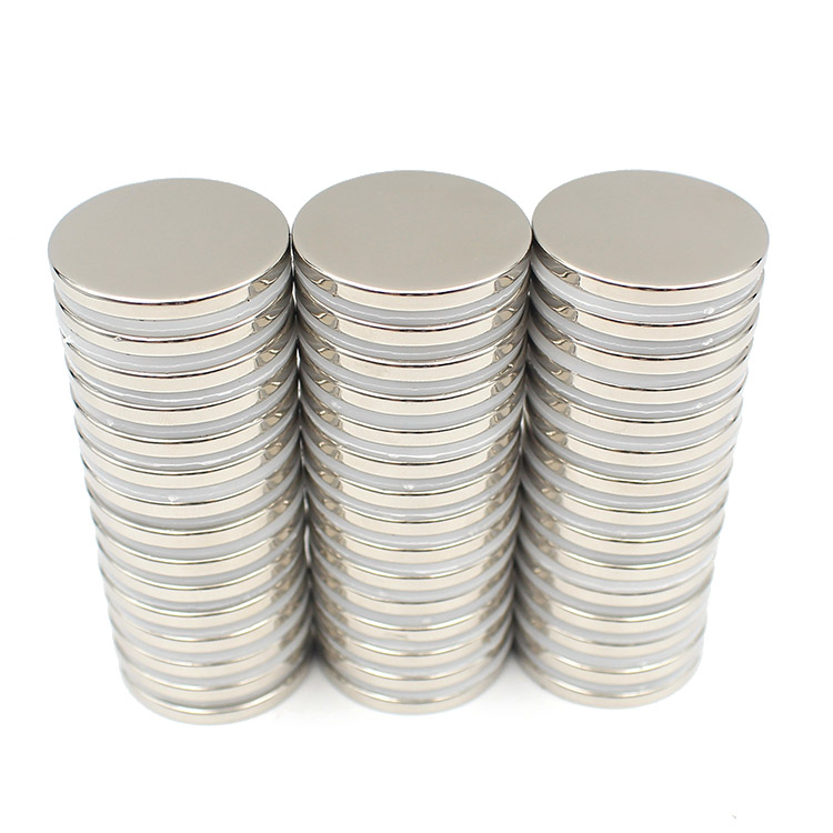 N35 N38 N42 N52 Round Circular Mini Disc Thin Flat NdFeB Magnet for Hall Sensor