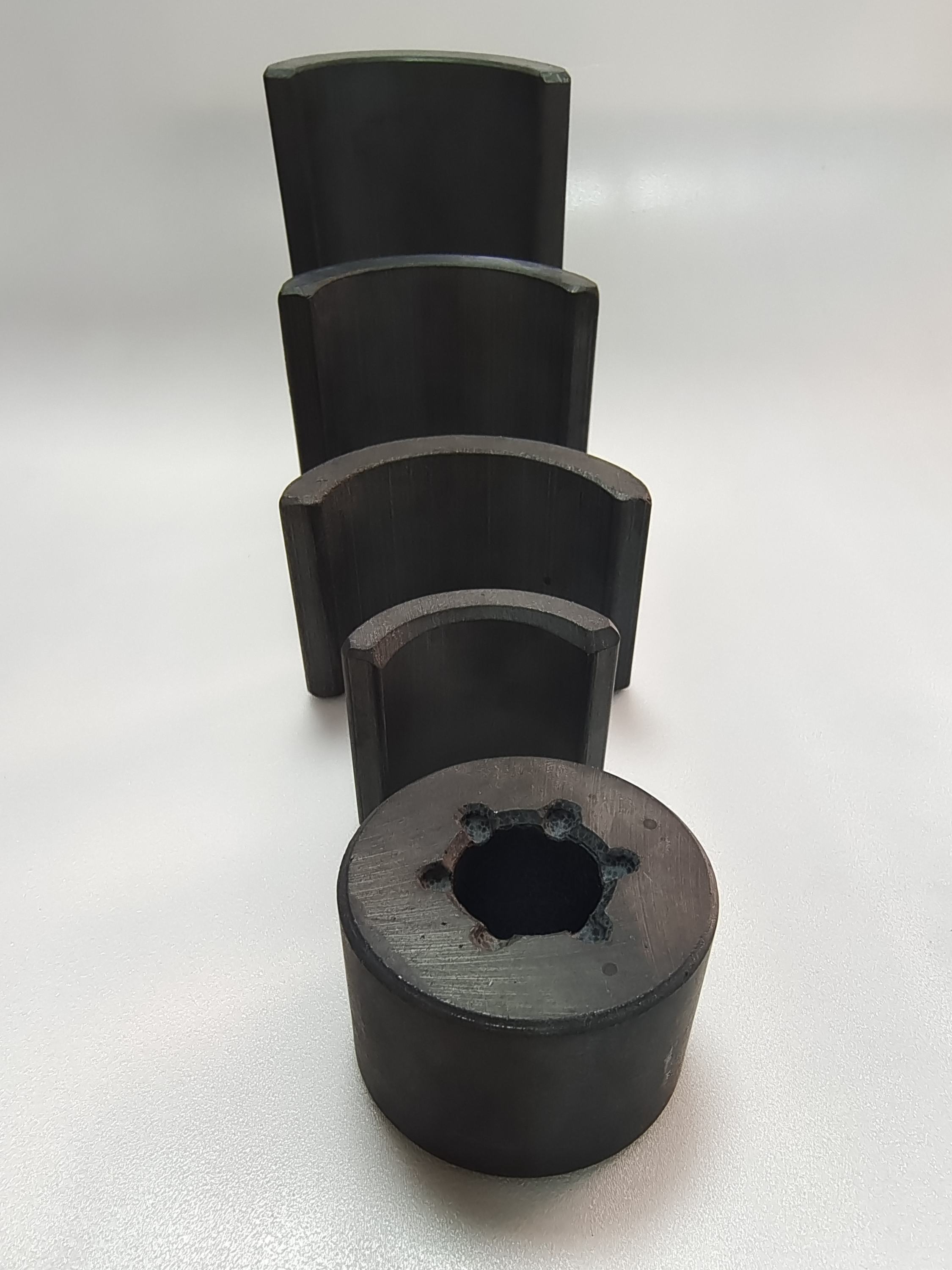 Y35 Y30 Y35bh Y30bh C8 C12 Arc Curved Ferrite Magnet for Motor