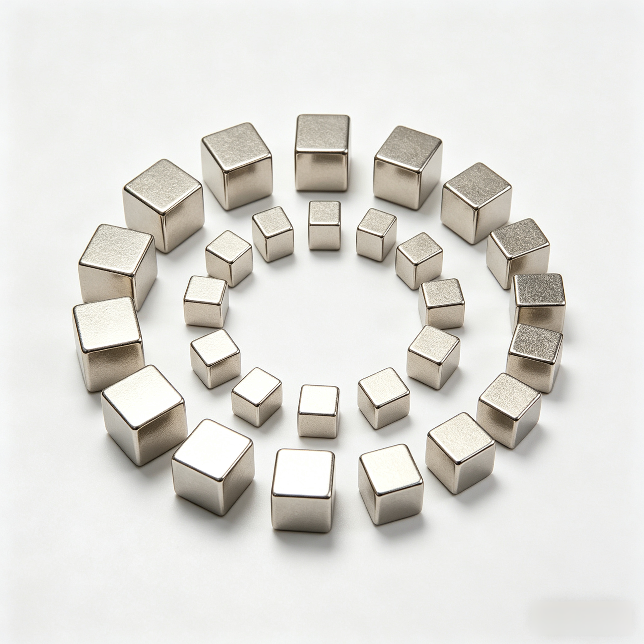 Custom N35 N38 N42 N40 N52 Super Strong Cube Square Permanent Rare Earth NdFeB Neodymium Industrial Magnet Magnets 