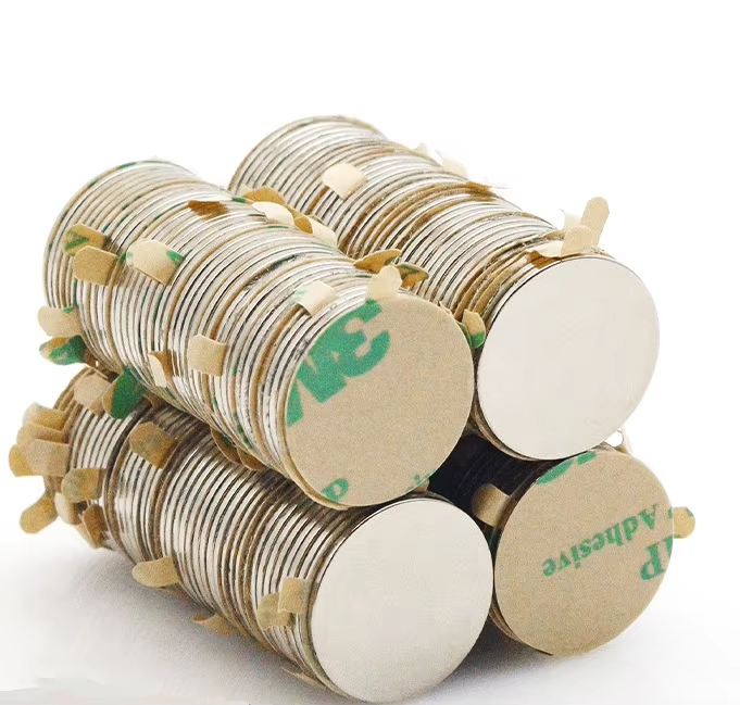 Custom Permanent Neodymium Round Rectangle Magnets Magnet with 3m Adhesive Strong N35-N52 Grade