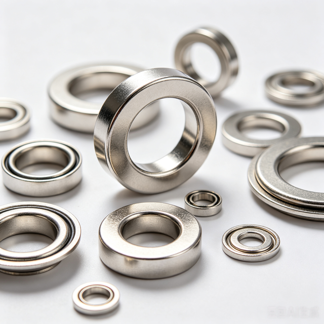 Custom N35 N38 N42 N40 N52 Strong Ring Speaker Permanent Rare Earth NdFeB Neodymium Magnet Magnets 