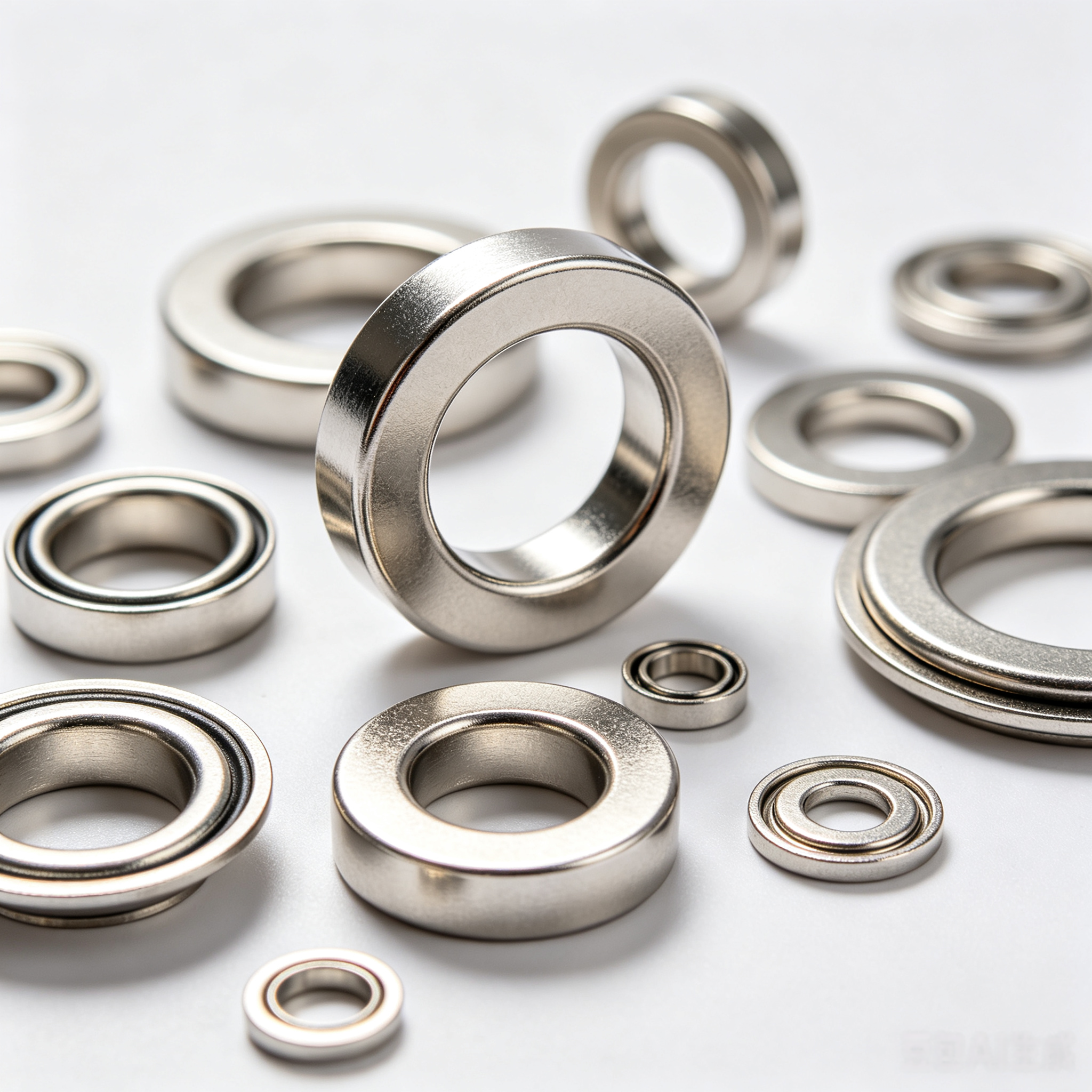 Custom N35 N38 N42 N40 N52 Strong Ring Speaker Permanent Rare Earth NdFeB Neodymium Magnet Magnets 
