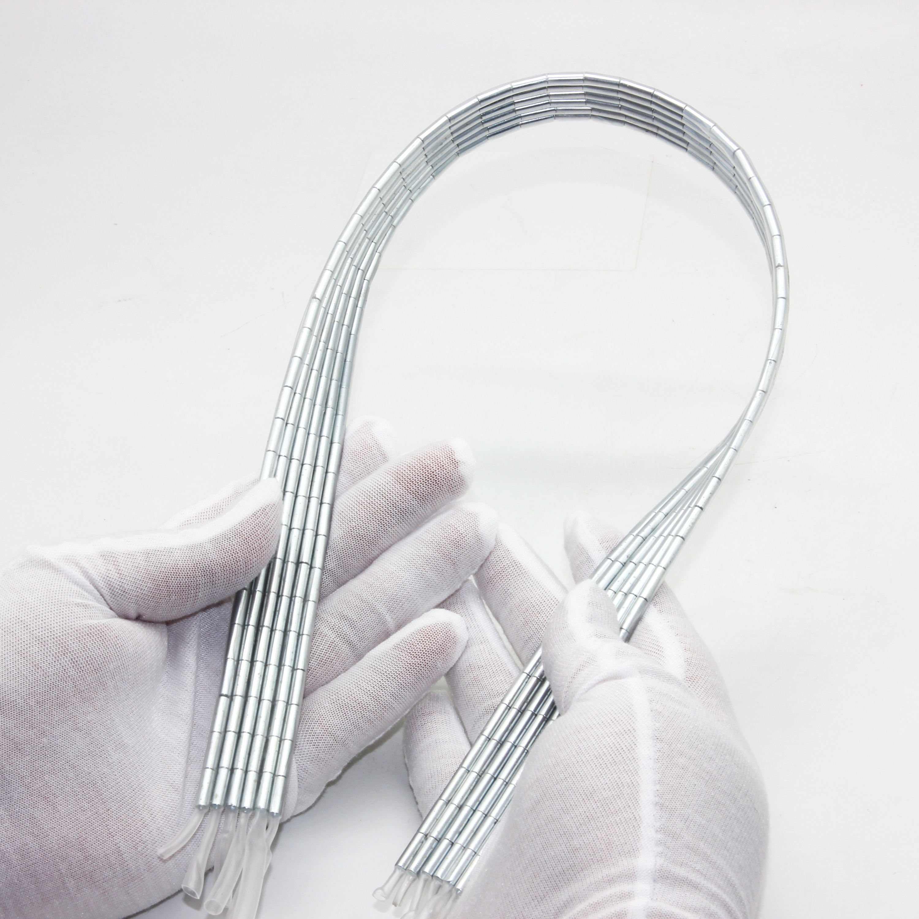 Neodymium Zipper Suction Strip N52 N35 N45 PVC Coating Magnet Magnets Magnet for Bag Curtain