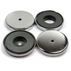 Manufacturer Round Ferrite Pot Magnet with Countersunk Hole for Rustproof Fixing Mounting