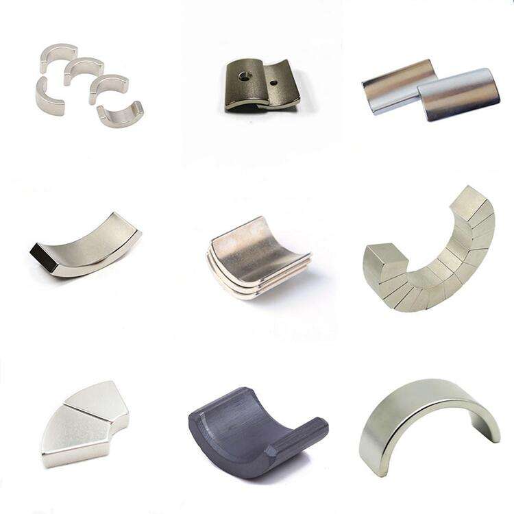 N35 N40 N42 N52 N30 Iman permanente de neodimio para rotor de motor Imanes