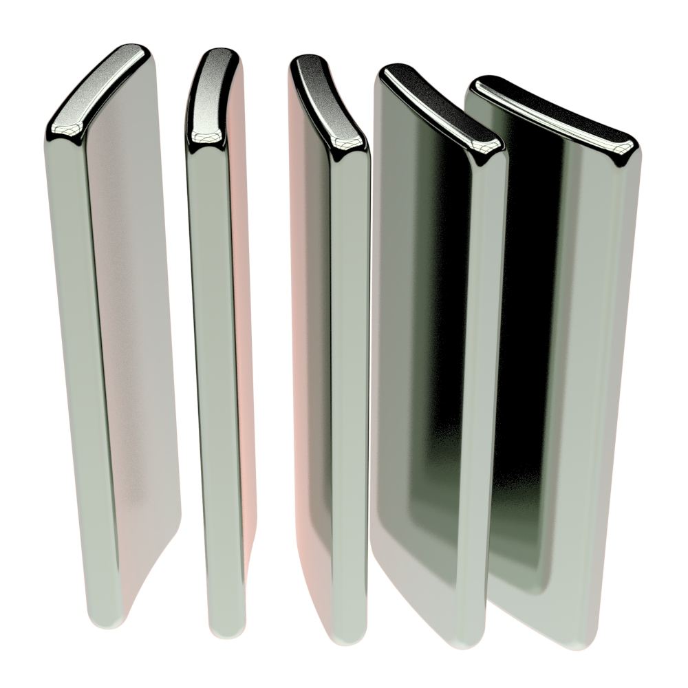 Arc Block Neodymium Permanent Magnet for BLDC Servo Motor Linear Motor Magnet