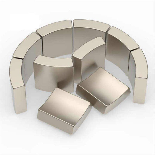 Wholesale Arc Segment Neodymium Magnet N42sh N42m N38m Magnets for BLDC Motor Rotor Aimant Segment En Arc Neodyme Pour Moteur BLDC