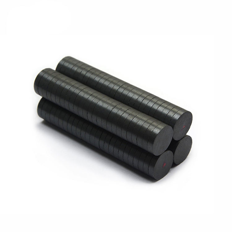 Manufacturer Y30 Y30bh Small Circular Sintered Ferrite Disc Magnet Round Ferrite Magnets for Hall Sensor