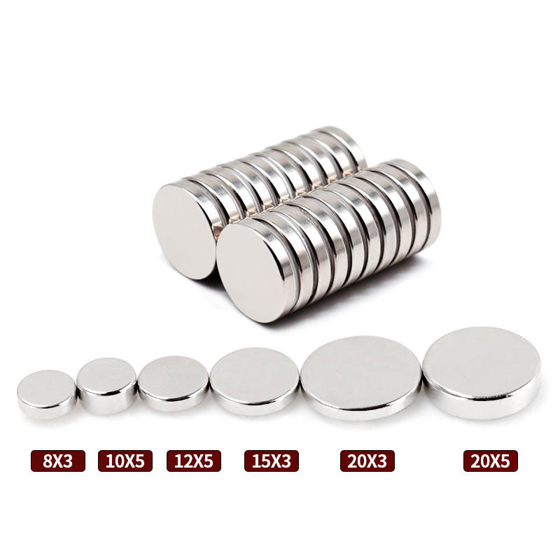 Neodymium Magnet Round Disc Circle N35 N38 N40 N42 N45 for Speaker Headphone Audio